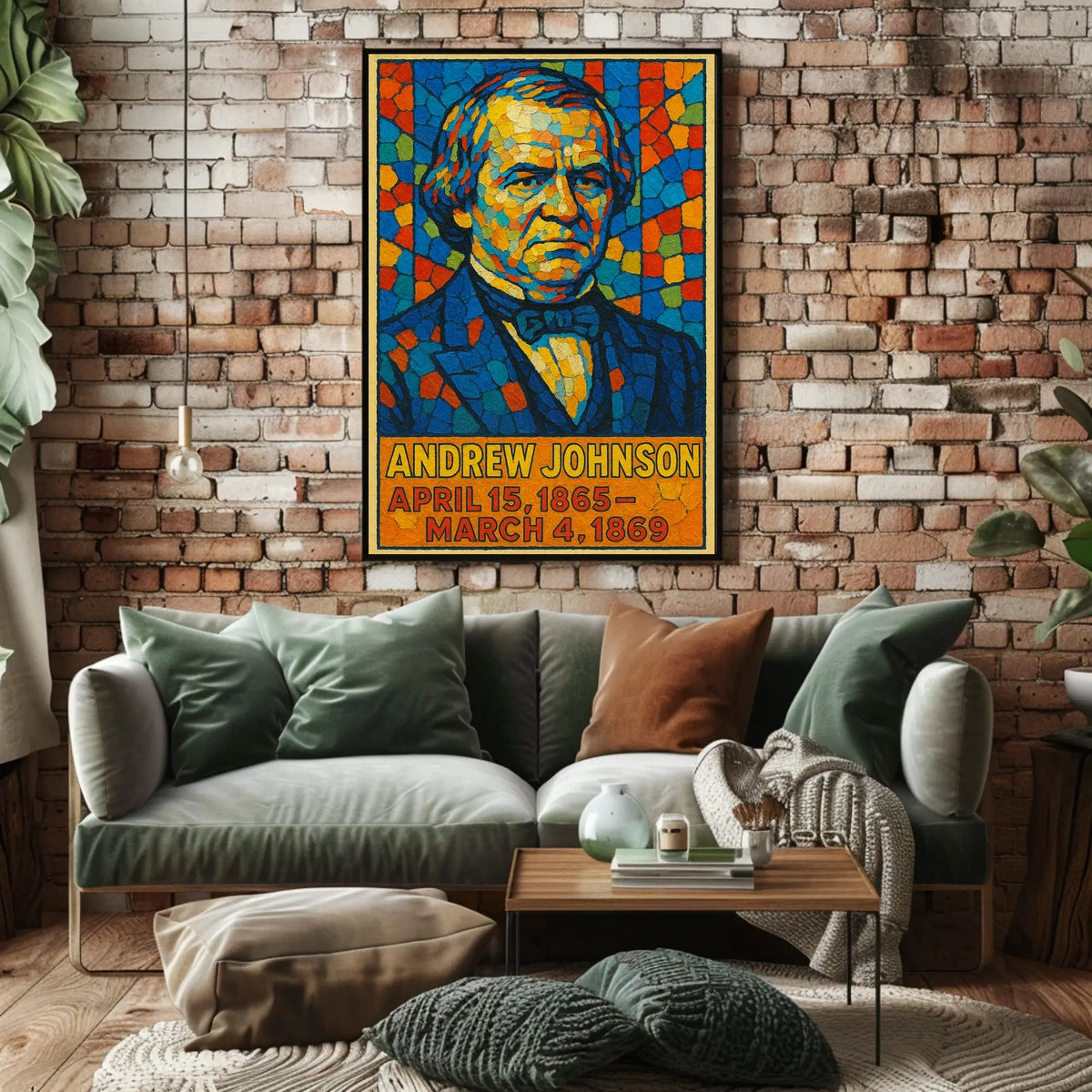 Andrew Johnson 17th President Poster