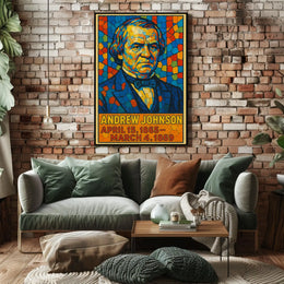 Andrew Johnson 17th President Poster