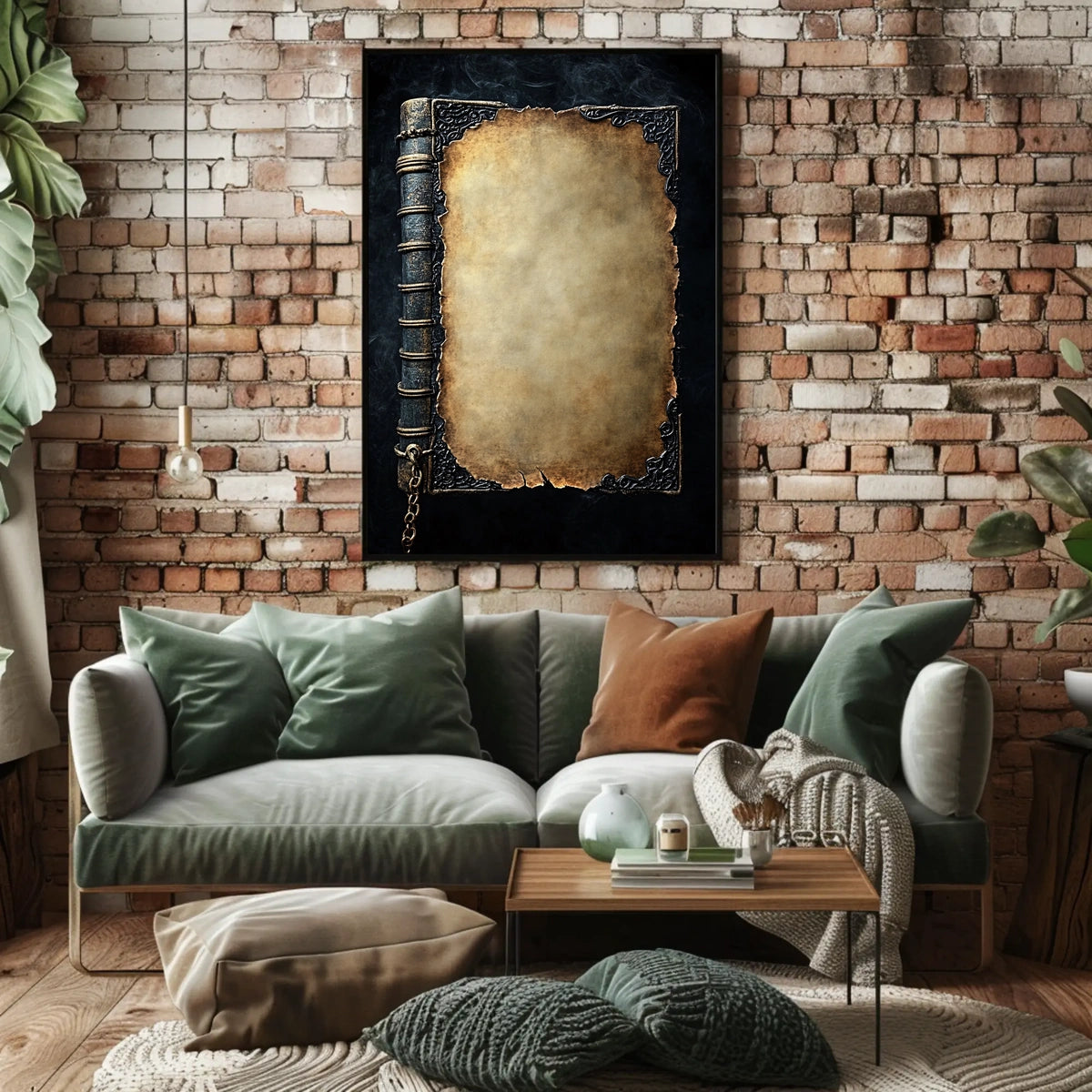 Antique Book Design Art Print Heritage Poster