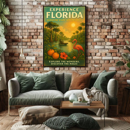 Experience Florida Sunshine State Adventures Poster