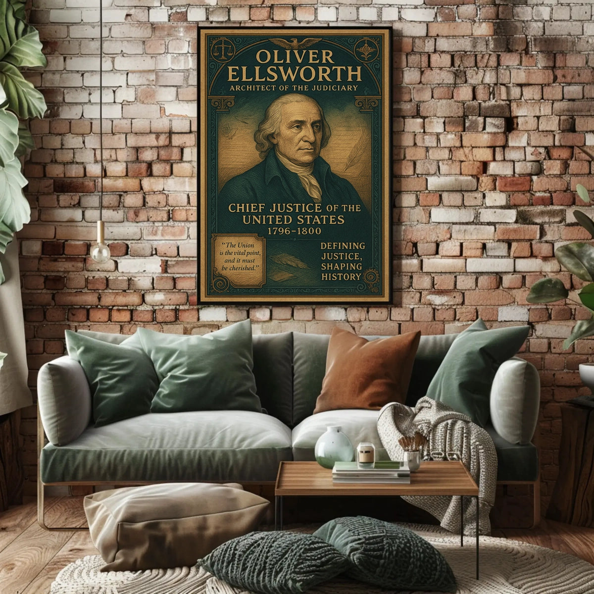 Oliver Ellsworth Architect of the Judiciary Poster