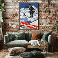 Winter In Zweisimmen Poster