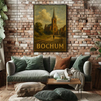 Bochum Church Scene Poster