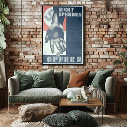 Propaganda Poster with Symbolic Imagery Poster PosterGoat