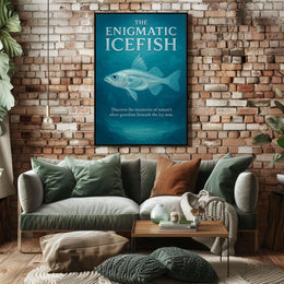 The Enigmatic Icefish Poster