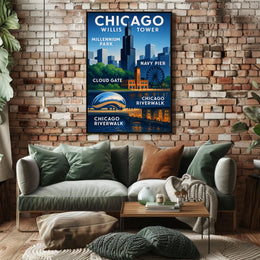 Discover Chicago Poster