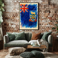 The Falkland Islands Flag Poster
