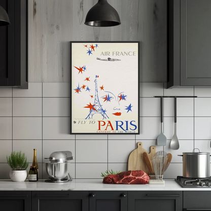 Fly to Paris Air France Gateway Poster