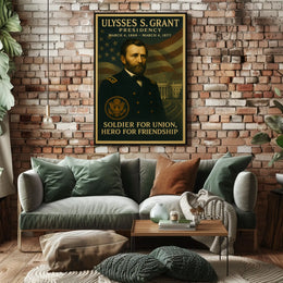 Ulysses S. Grant Presidential Historical Poster