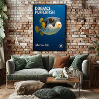 Dogface Pufferfish Poster PosterGoat