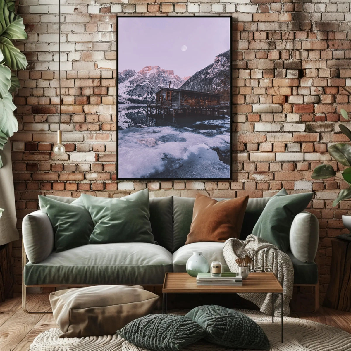 Serene Alpine Twilight Escape Landscape National Park Poster