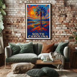 South Carolina Sunset Poster