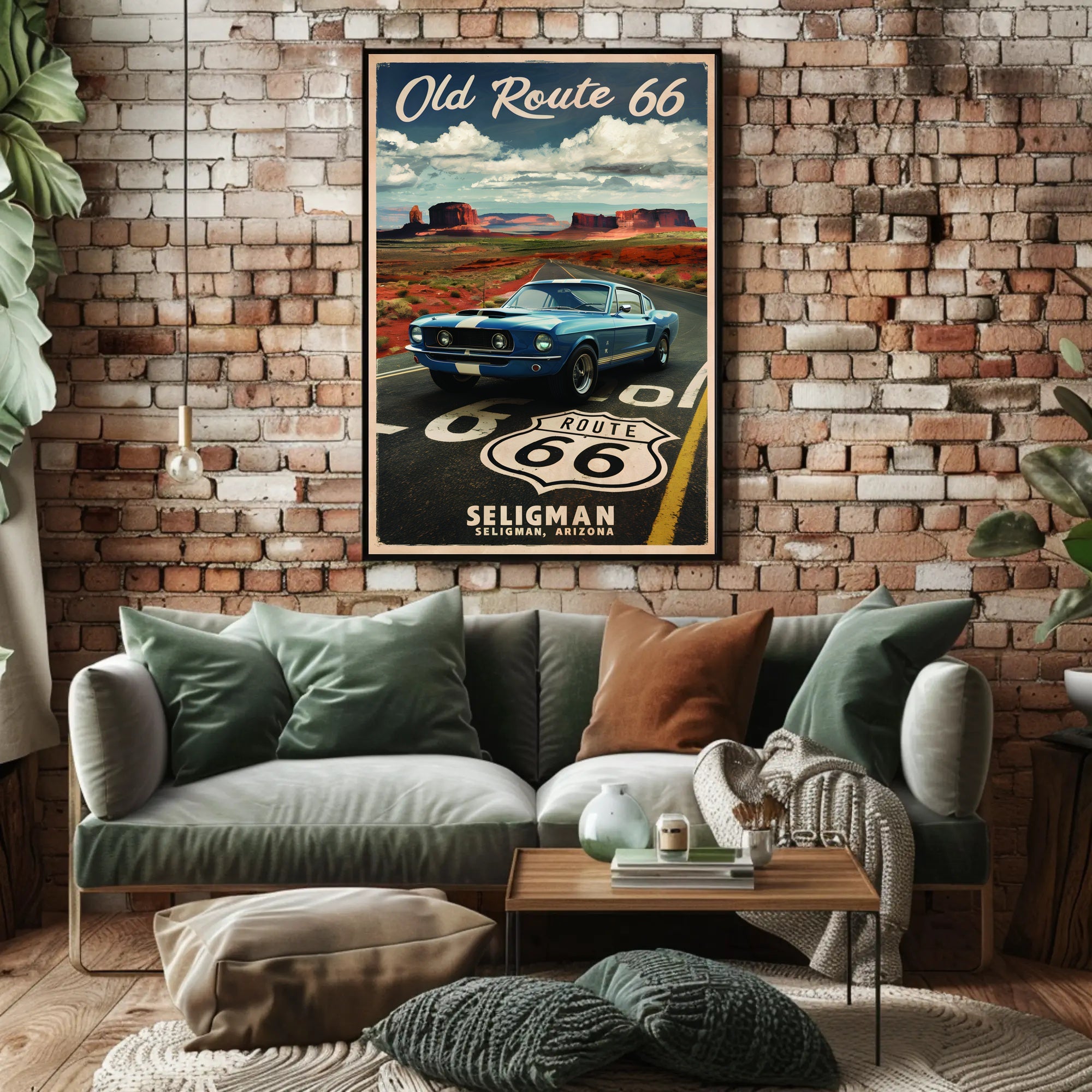 Journey Through Old Route 66 Poster