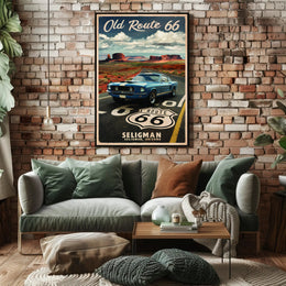Journey Through Old Route 66 Poster