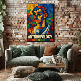 Anthropology Mosaic Poster