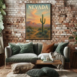 Nevada Sunset Poster