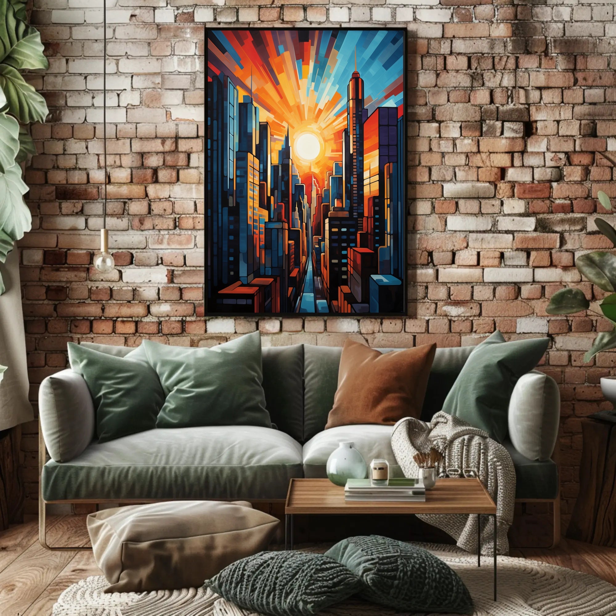 Urban Sunrise Poster PosterGoat