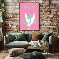 Palm Beach USA Artistic Display Travel Poster PosterGoat