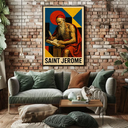 Saint Jerome Religious Art Poster