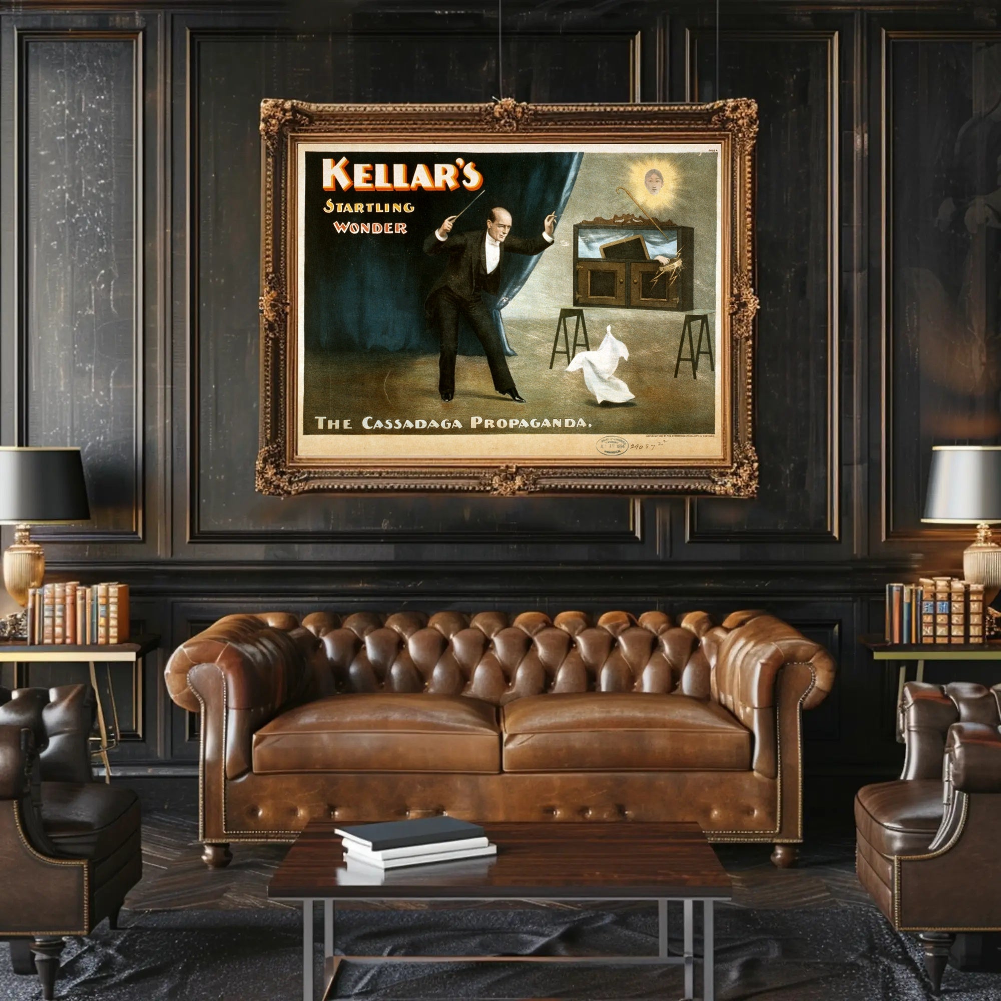 Kellar's Enchanting Show Vintage Magic Poster