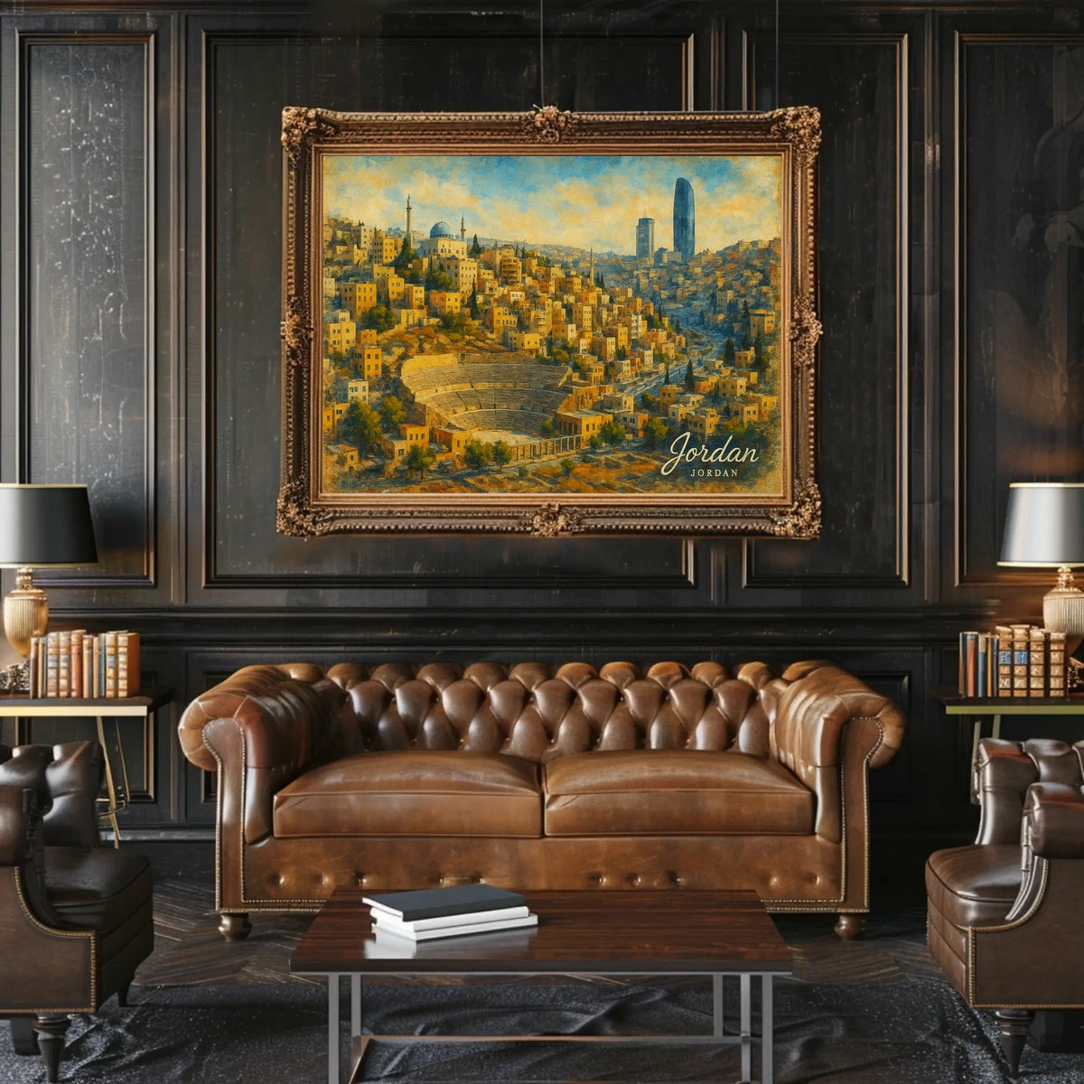 Amman Cityscape Poster