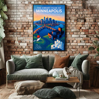 The Vibrant Pulse of Minneapolis Poster PosterGoat