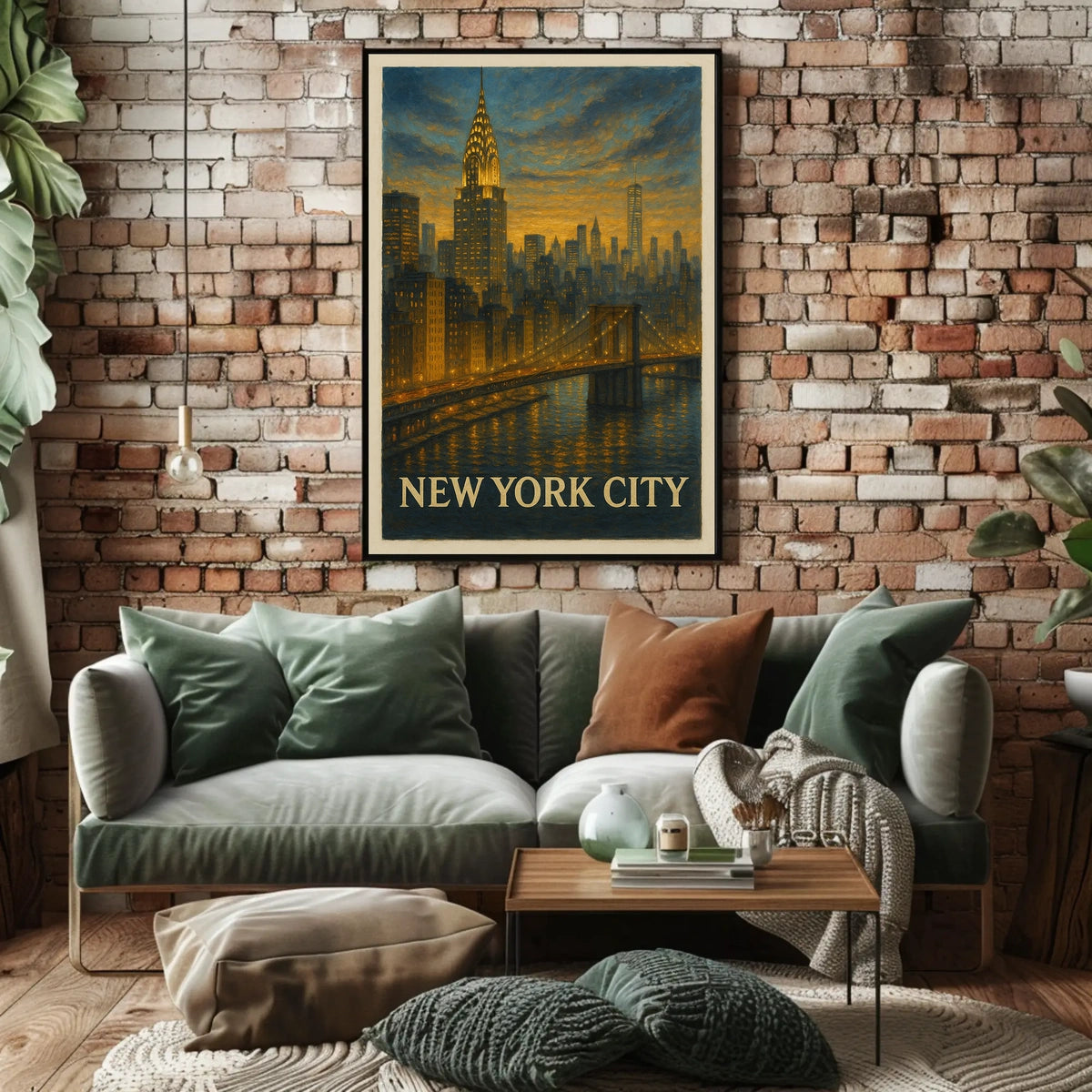 New York City Skyline Poster