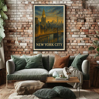 New York City Skyline Poster