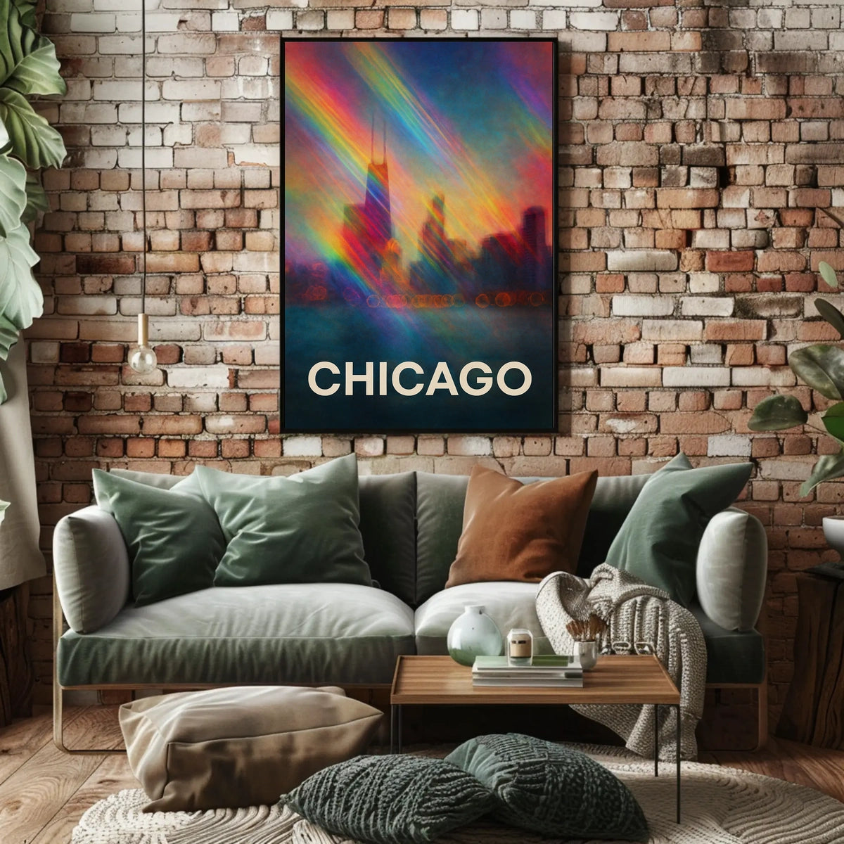Chicago Skyline Photography Realism Wanderlust Poster