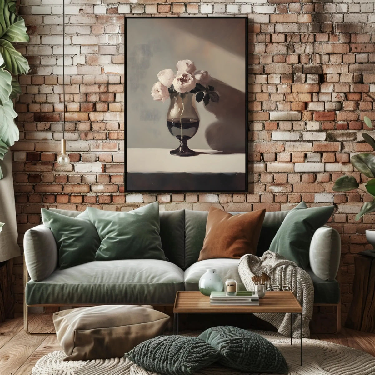 Elegant Floral Still Life Poster