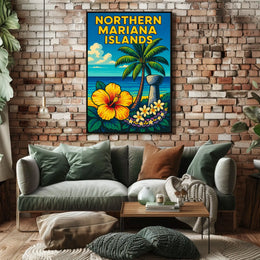 Northern Mariana Islands Paradise Poster