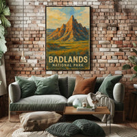 Badlands National Park Poster