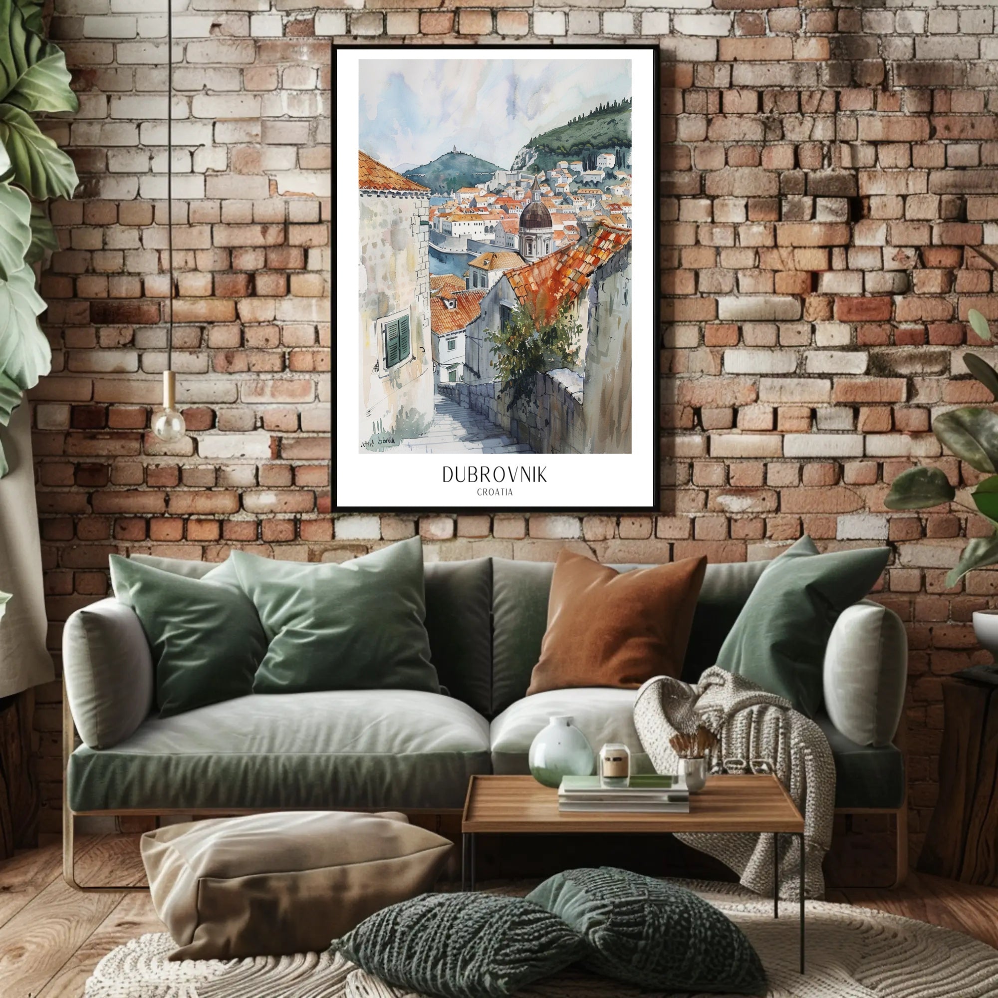 Scenic Dubrovnik Poster PosterGoat