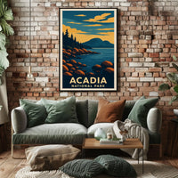 Acadia National Park Poster