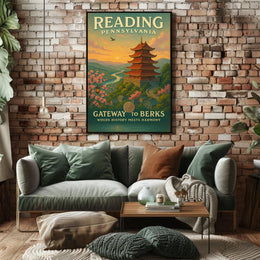 Reading, Pennsylvania Gateway to Berks Poster