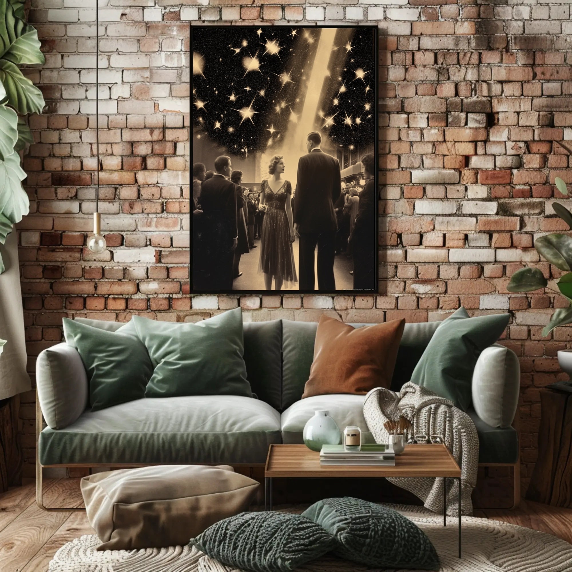 A Night Under The Stars Travel Poster Art Print