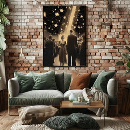 A Night Under The Stars Travel Poster Art Print