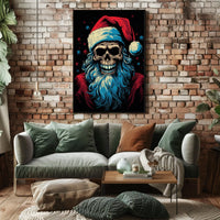 Santa Skull A Twisted Holiday Poster