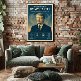 Jimmy Carter Leadership Gallery Print PosterGoat