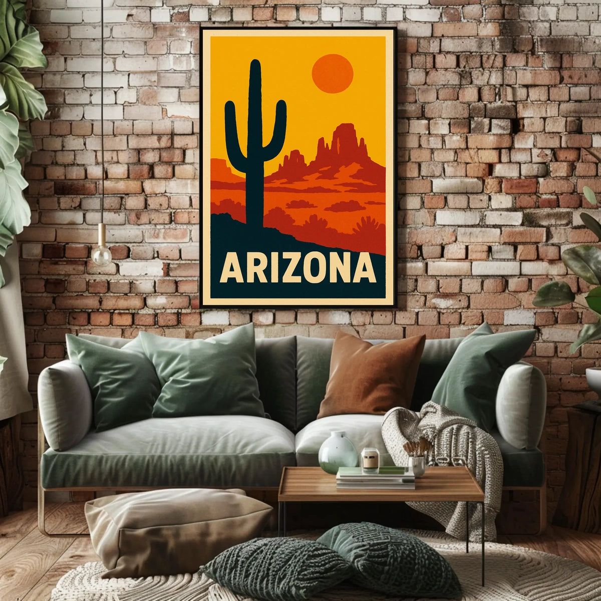 Arizona Desert Landscape Poster