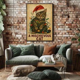 A Mischievous Cat Poster