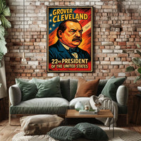 Grover Cleveland 22nd President Poster Heritage Decor