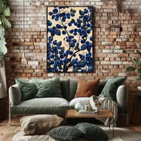 Blueberry Botanical Illustration Wall Art
