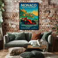 Monaco Jewel of the Riviera Poster