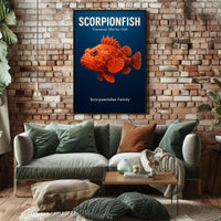 Scorpionfish Venomous Marine Fish Poster PosterGoat