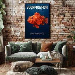 Scorpionfish Venomous Marine Fish Poster PosterGoat
