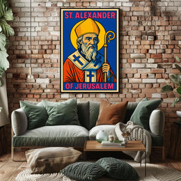 St. Alexander of Jerusalem Poster