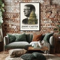 Jimmy Carter 39th President of the United States Reflections Poster