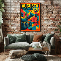 Augusta, Georgia A Vibrant Tribute Poster