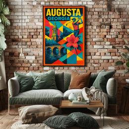 Augusta, Georgia A Vibrant Tribute Poster